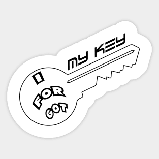 KEY LOST LOCKSMITH Sticker